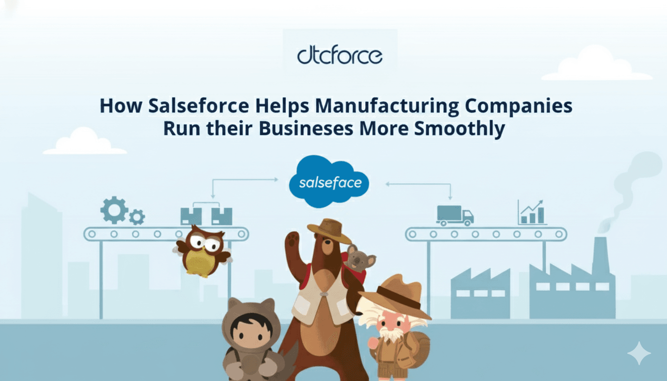 How Salesforce Helps Manufacturing Companies Run their Businesses More Smoothly